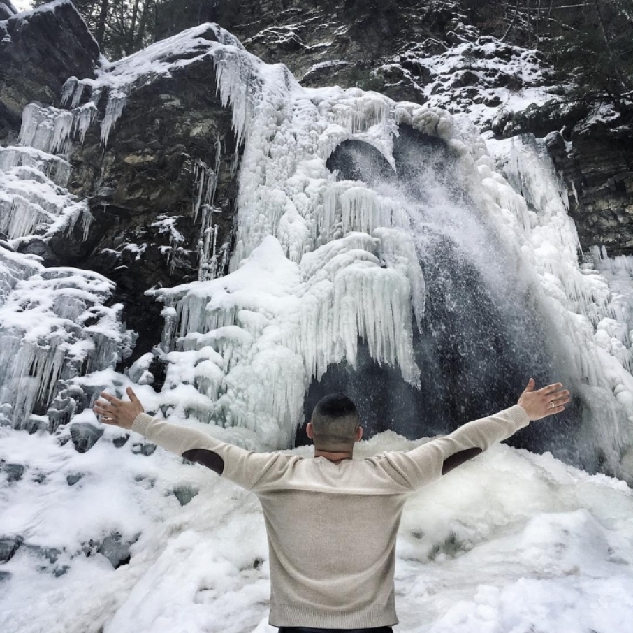 Манявський водоспад. Фото: instagram/oleksandr_kosenko_