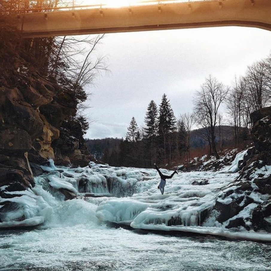 Водоспад Пробій. Фото: instagram/parabellumm